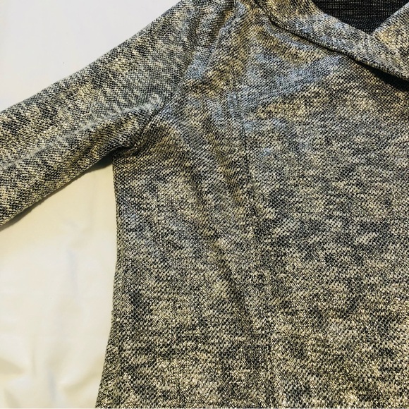 Stella & Dot 2X Gold Rebel Metallic Moto Jacket Cardigan Holiday Asymmetrical - Picture 9 of 16